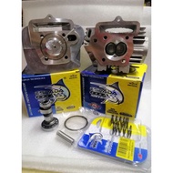 HIGH COMPRESS RACING HEAD 24/28MM+ ESPADA BLOCK 56MM +CAM SHAFT+ RACING VALVE SPRING S4 EX5 DREAM /W