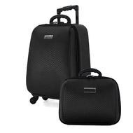 BAGS BKK กระเป๋าเดินทางหน้าสโลป กระเป๋าเดินทางหนัง Gucciกระเป๋าเดินทางล้อลาก 4 ล้อ หมุนรอบ 360 องศา 