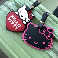 Yixi Japanese Cartoon Love KT Cat Luggage Tag Tag Anti-Lost Identification Tag Airport Consignment T