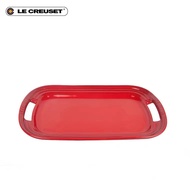 LE CREUSET French household ceramic long plate with ears 31cm barbecue plate steak plate steamed fis