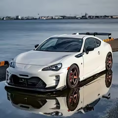 For Toyota GT86 Subaru BRZ FRP Front Bar Surround Modified VARIS 2nd Generation Front Bumper
