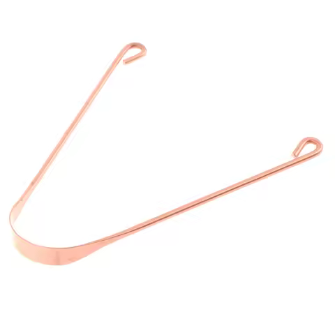 1pc Women Toothbrush Dental Copper Tongue Scraper Men Oral Care Hygiene Health Care Tool Cleaner Scr