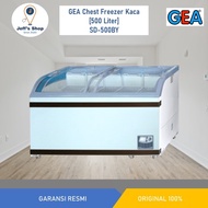 DISKON GEA CHEST FREEZER / FREEZER BOX KACA [500 LITER] SD 500BY KODE