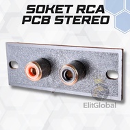 Stereo PCB RCA Socket – 2 Pin Female Audio Connector