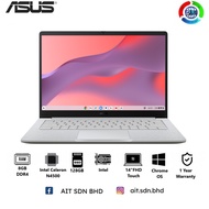 ASUS Chromebook CX1405CKA-IS88FT 14"FHD Touch Pure Grey Intel Celeron N4500 8GB 128GB eMMC Intel Chr