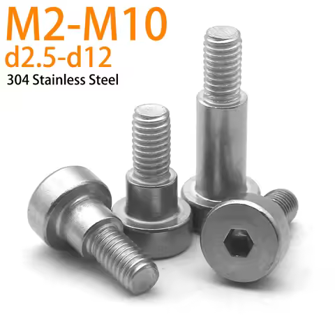 5pcs/lot M2 M2.5 M3 M4 M5 M6 M8 M10 d2.5-d12 304 Stainless Steel Hexagon Hex Socket Cap Head Roller