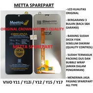 Original Crown Meetoo Quality LCD Touchscreen Vivo Y11 / Y12i / Y12 / Y15 / Y17