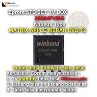 IC Eprom Firmware STB SET TV BOX MATRIX APPLE MERAH DVB-T2