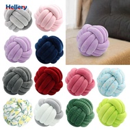 [Hellery] Knot Pillow Ball Modern Round Couch Cushions Handmade Knotted Pillows Back Cushion Throw P