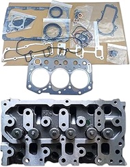 Kridets 3TNM74 Cylinder Head+1 Set Full Gasket Kit FOR Yanmar 3TNM74F-SAKV 3TNM74F-NCJT Engine SCT1 