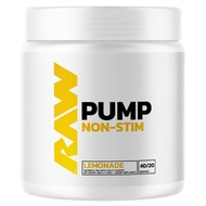 RAW Pump Stim Free Pre Workout | Non-Stimulant Pre Workout Supplement Powder Nitric Oxide Booster |