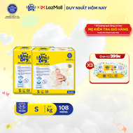 Combo 2 Tã dán UniDry Siêu khô thoáng gói Jumbo mới size S54