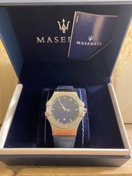 MASERATI 瑪莎拉蒂 POTENZA 日期皮革腕錶42mm(R8851108015)
