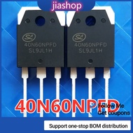 2pcs Original Transistor Mosfet 40N60 40N60NPFD 60N60FD1 TO-3P 600V 40A IGBT for Inverter Welding Ma