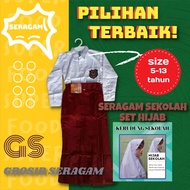 GS SERAGAM SEKOLAH SD SETELAN KERUDUNG