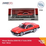 AR2158 Inno 1/64 Nissan Skyline 2000 RS-X Turbo DR30 Red / Silver Inno64