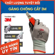Safe 3M level 1, 3 and 5 cut-resistant gloves, hand protection, pu coating, genuine labor protection