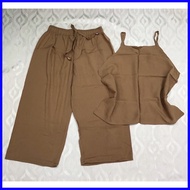 ◮ ♒ ◇ Challis Terno  sleeveless  and tokong square pants
