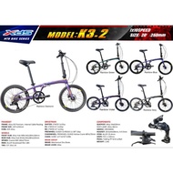 XDS K3.2 NEW Folding Bike Super light Body 10 speed