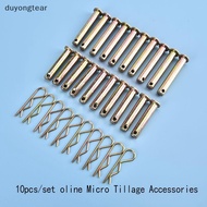 (duyongtear） 10pcs/Set 186F Diesel Farming Rotary Tiller Pin 8×40 8×50 Lock Pin Shaft R Card new