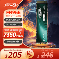 [Oqing] M.2 Fn955 Fikwot Ssd 4Tb 2Tb 1Tb 7350เมกะไบต์/วินาที Pcie 40X4 Nvme 14 M.2ดิสก์ Ssd Internes