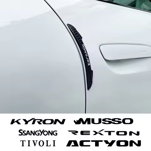 Car Door Scratch Protector Stickers Anti-Collision Strip Auto Accessories For Ssangyong Korando Kyro