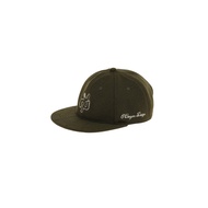 [ZIPPER] 6cRAyon Wool Baseball Cap Green Woolen