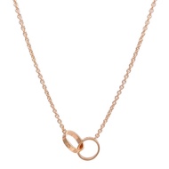 CARTIER 18K玫瑰金Love Necklace項鍊