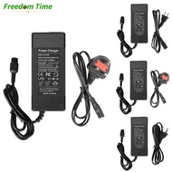 Freedom Time 42V/36V 2A Battery Charger With LED Power Indicator Power Supply Adaptor For Electric Scooter Bike Lithium Battery