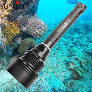 Diving flashlight for night diving, catching waves, underwater supplementary light26650Super Bright 