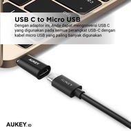 paling dicari aukey adapter cb-a2 micro usb to usb-c - aukey cb - a2