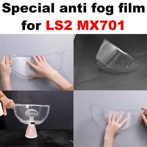 For LS2 MX701 Speical Anti Fog Film Spare Visor Original EXPLORER Rally Helmet Shield Motocross Off-