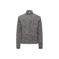 Moncler Wool & Alpaca Zip Up Cardigan Knitwear Mens