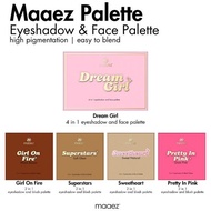 MAAEZ DREAM GIRL 4 IN 1 EYESHADOW AND FACE PALETTE 2 IN 1