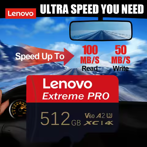 Mini SD Card 512GB/256GB/128GB/64GB Class 10 High Speed Smart SD Card TF Red 100MB/S 32GB Memory for