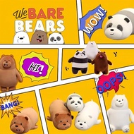 Hulala We Bare Bears Lovely Sitting Plush Toy Stuff Toys 28cm Animal Stuffed Toys for Kids Gift