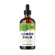 Vimergy Organic Lemon Balm 10:1 - Liquid Alcohol Free Tincture (115 mL) Vegan | Stress Relief & Calm