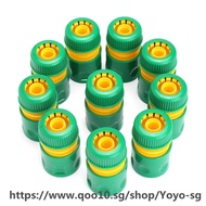 10pcs 1/2inch hose Garden Tap Water Hose Pipe Connector  Quick Connect Adapter Fitting Watering Poly