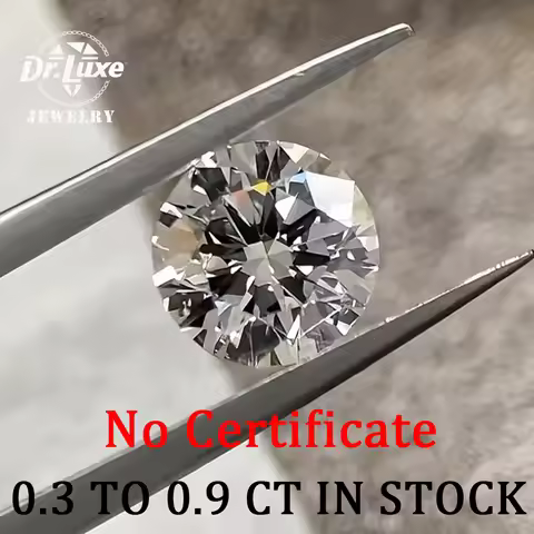 Round Shape 0.3ct 0.4ct 0.5ct 0.6ct 0.7ct 0.8ct 0.9ct Lab Grown Diamonds NO IGI Certificate Laborato