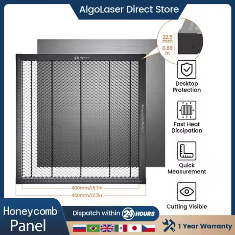 AlgoLaser Honeycomb Working Table With scale 400*400mm XTool D1 Pro/D1 Working Panel Set For CO2 Las