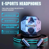90Z R10 TWS Wireless Bluetooth 5.1 Gaming Low Latency Headset Noise Reduction Stereo Sound Wat 5b4