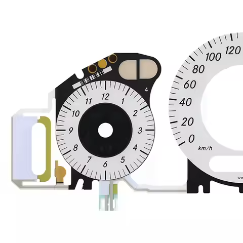 260KM/H White Gauge Face With EL Cold Light Instrument Panel For Mercedes Benz W209, W211, C219
