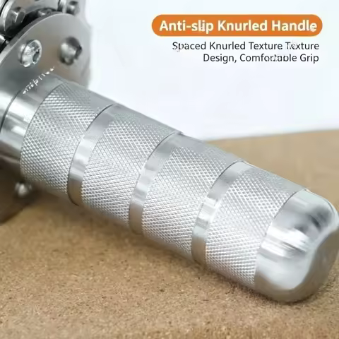 For Stainless Steel Wrist Roller Forearm Exerciser, Single Arm Wrist Trainer For Grip Strength & Arm