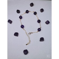 Diy bracelet with amethyst Simple Beautiful DIY amethyst bracelet bracelet