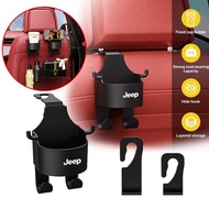 JEEP Grand Cherokee 4xe Plug-in Hybrid GLADIATOR Wrangler RUBICON Car Cup Holder Rear Seat Storage H