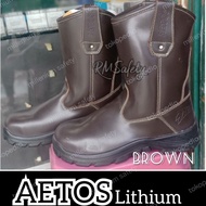 sepatu safety aetos lithium brown