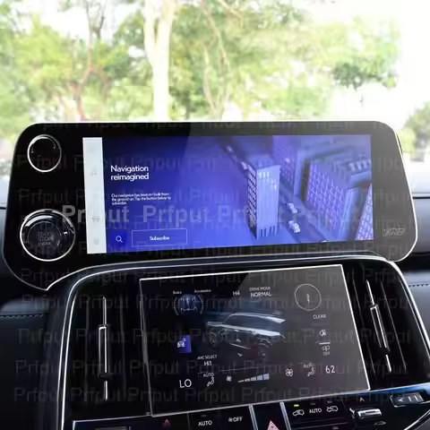 Tempered glass film For Lexus LX 600 2023 12.3 inch Car infotainment radio GPS Navigation and 7 inch
