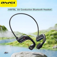 Awei A897BL Air Conduction Headphones Bluetooth 5.3 Wireless Earphones Waterproof Sports Headset with Mic for Workouts Running earbuds