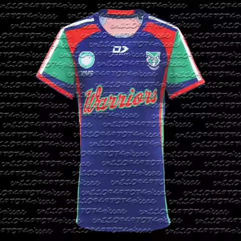 2026 New Zealand Warriors NRL Classic Jersey Men's T-shirt Casual Quick Drying Suitable for Daily an