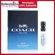 Wholesale Sample Vial Coach New York Blue eau de Toilette 2ml For Men